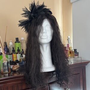 Black Long Wavy Wig